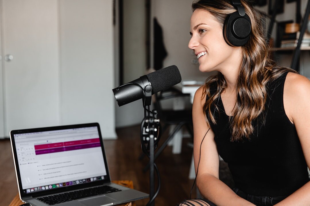 professional podcast microphone setup