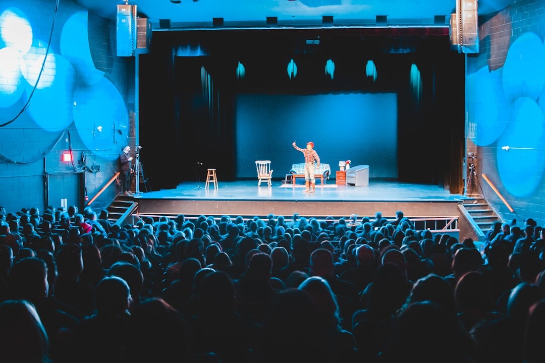motivational speaker on stage